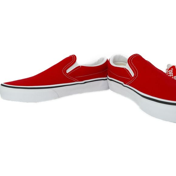 VN0A4BV3JV61 VANS Classic Slip-On (Red) Unisex Adult Men Size 4 | Women Size 5.5 - Picture 4 of 8